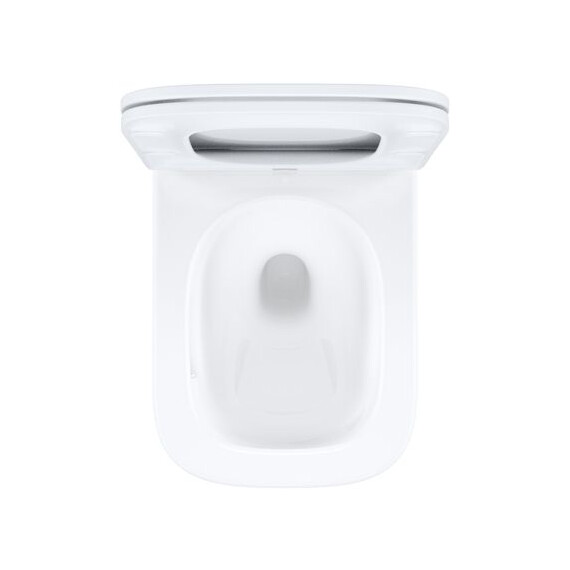 Унитаз подвесной безободковый Iddis Torr TOQFDSEi25 с тонкой крышкой микролифт (система смыва Торнадо) фото 2