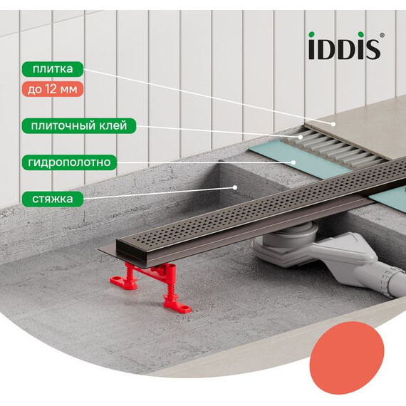 Трап Iddis Perfex 50 см 975B5GM20DZ, графит матовый фото 12