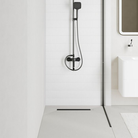 Трап Iddis Perfex 50 см 975B5GM20DZ, графит матовый фото 3