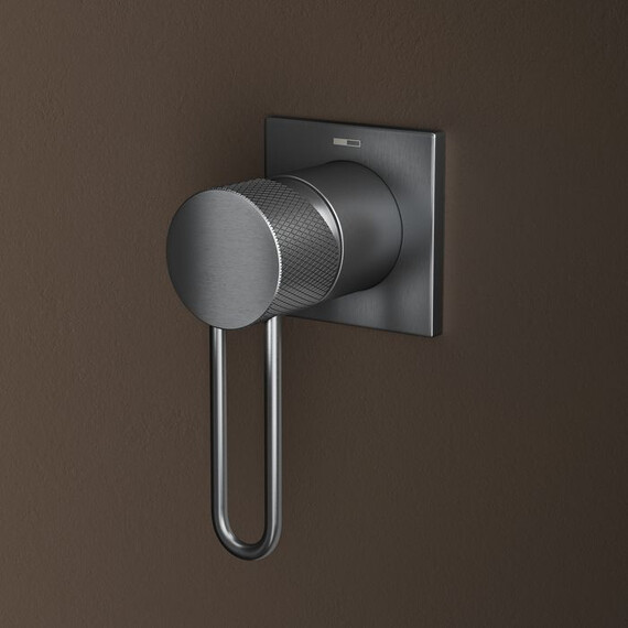 Смеситель для раковины настенный Iddis Duna DUNGM00i65, графит матовый фото 2