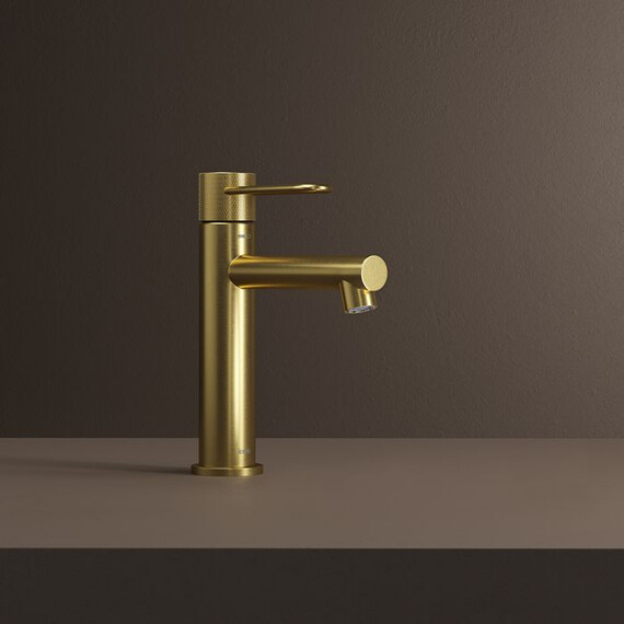 Смеситель для раковины Iddis Duna DUNMG00i01, золото матовое фото 8