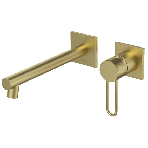 Смеситель для раковины настенный Iddis Duna DUNMG00i65, золото матовое фото 