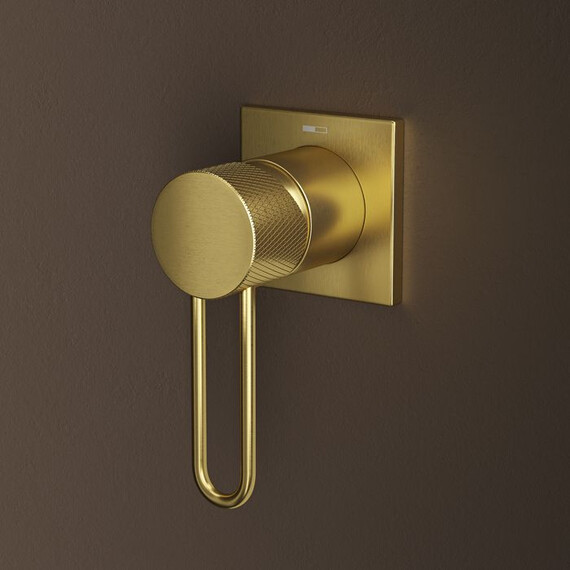 Смеситель для раковины настенный Iddis Duna DUNMG00i65, золото матовое фото 4