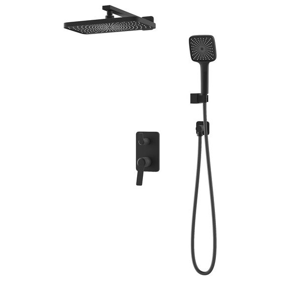Душевая система для душа Iddis Parker PARBL02i67P, чёрный матовый фото 