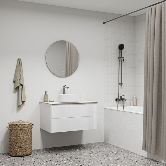 Смеситель для ванны Iddis Parker PARGM00i02WA, графит матовый фото 4