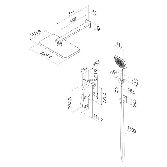 Душевая система для душа Iddis Parker PARSB02i67 фото 9