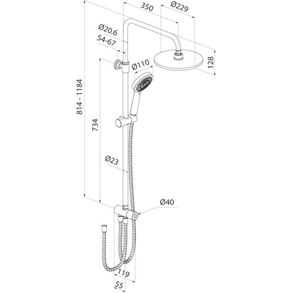 Душевая стойка Iddis Zodiac X ZDX3F0Ci76 фото 11