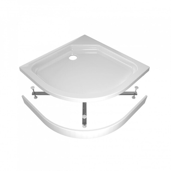 Поддон акриловый Тритон ПД6 100x100 см (каркас и панель в комплекте) фото 2