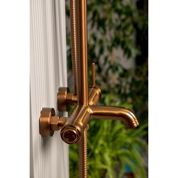 Душевая стойка Boheme Eterna 178-BRB, бронза брашированная фото 5