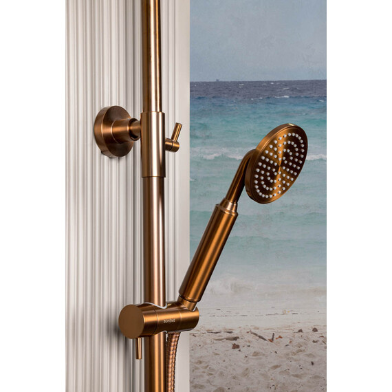 Душевая стойка Boheme Eterna 178-BRB, бронза брашированная фото 6