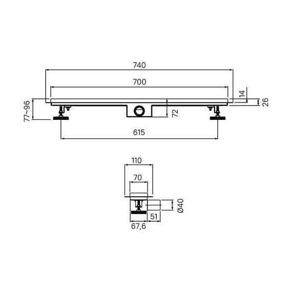 Трап Iddis Level 70 см 975A7SB10DZ фото 12