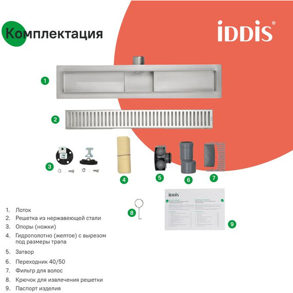 Трап Iddis Level 80 см 975A8SB10DZ фото 7