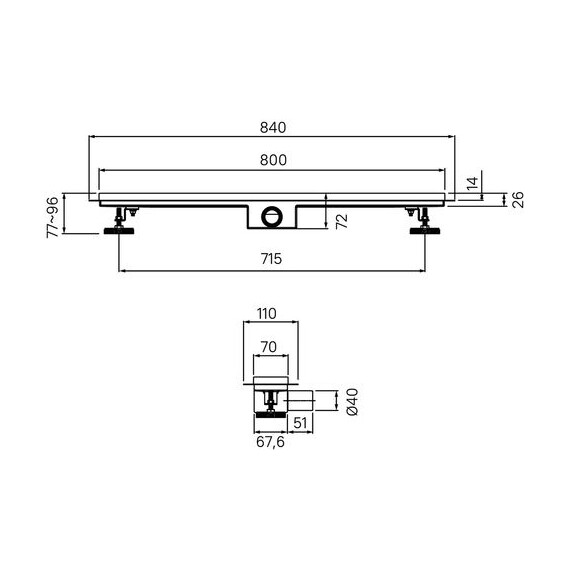 Трап Iddis Level 80 см 975A8SB10DZ фото 13