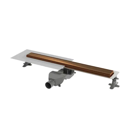 Трап Boheme Premium Linear 60 см 982-60-BRB, бронза брашированная (под плитку) фото 