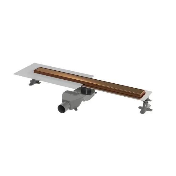 Трап Boheme Premium Linear 80 см 982-80-BRB, бронза брашированная (под плитку) фото 