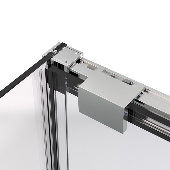 Душевое ограждение Vincea Stella 160x100 см VSR-1ST1016CLG (стекло 8 мм) брашированное золото/прозрачное фото 9