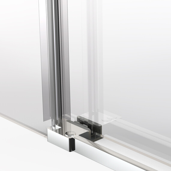 Душевое ограждение Vincea Stella 130x80 см VSR-1ST8013CLGM (стекло 8 мм) вороненая сталь/прозрачное фото 4