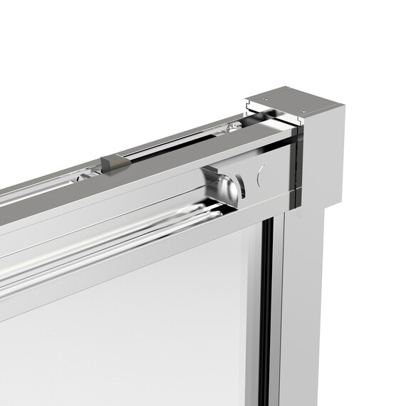 Душевое ограждение Vincea Stella 130x80 см VSR-1ST8013CLG (стекло 8 мм) брашированное золото/прозрачное фото 6