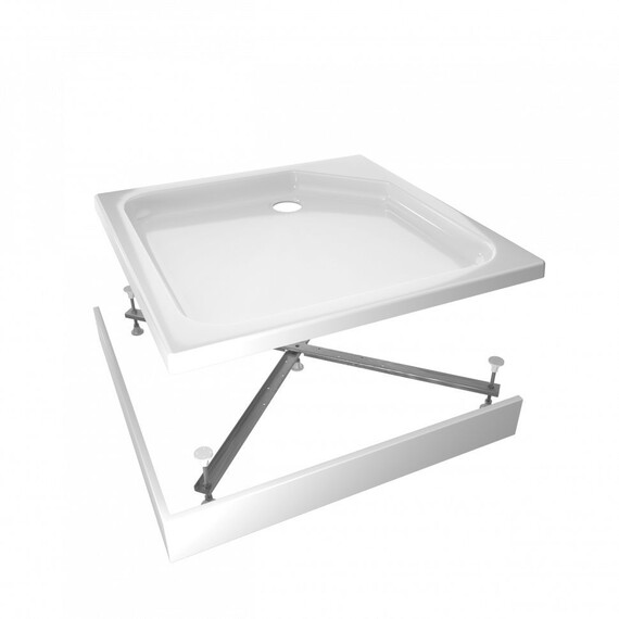 Поддон акриловый Тритон ПД21 80x80 см (каркас и панель в комплекте) фото 4