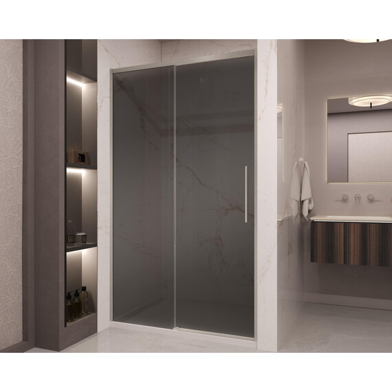 Душевая дверь Vincea Stella 120 см VDS-1ST120CGBN (стекло 8 мм) брашированный никель/тонированное фото 2