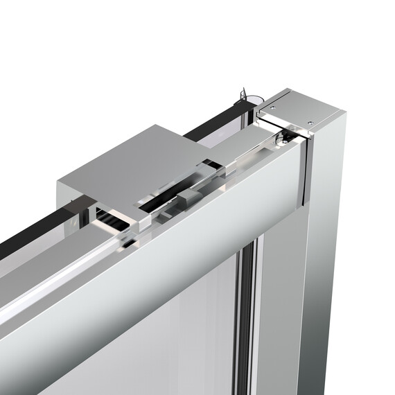 Душевая дверь Vincea Stella 120 см VDS-1ST120CLBN (стекло 8 мм) брашированный никель/прозрачное фото 7