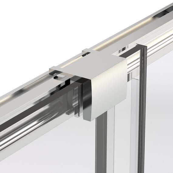 Душевая дверь Vincea Stella 120 см VDS-1ST120GSBN (стекло 8 мм) брашированный никель/янтарь фото 5