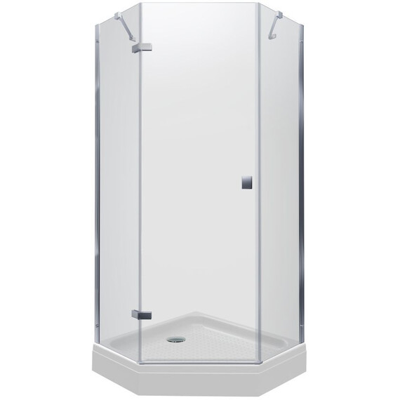 Душевое ограждение Triton Сигма 90x90 см Щ0000054218, хром/прозрачное фото 