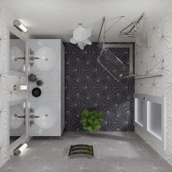 Душевое ограждение Triton Сигма 90x90 см Щ0000054219, хром/прозрачное фото 4