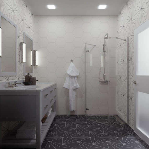 Душевое ограждение Triton Сигма 100x100 см Щ0000056790, хром/прозрачное фото 7