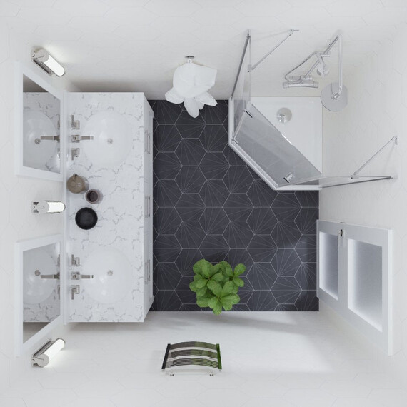 Душевое ограждение Triton Сигма 100x100 см Щ0000056815, хром/прозрачное фото 5