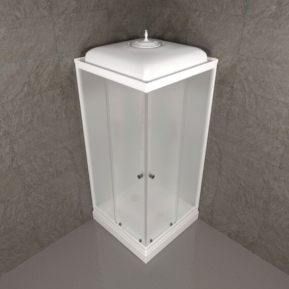 Душевая кабина Тритон Вельвет 90x90 см Щ0000061852, белый/матовое фото 5