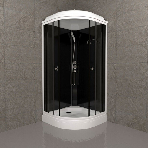 Душевая кабина Тритон Топ 90x90 см Щ0000064609, белый/прозрачное фото 3