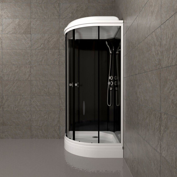 Душевая кабина Тритон Топ 90x90 см Щ0000064609, белый/прозрачное фото 5