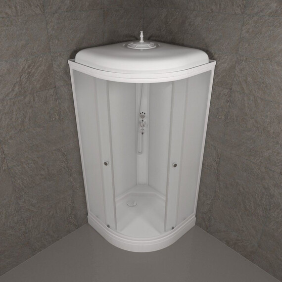 Душевая кабина Тритон Вельвет 80x80 см Щ0000064622, белый/матовое фото 5