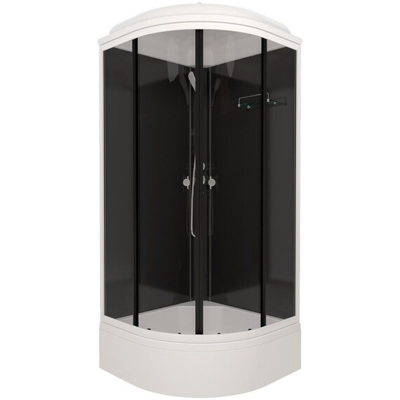 Душевая кабина Тритон Топ 90x90 см Щ0000065702, белый/прозрачное фото 