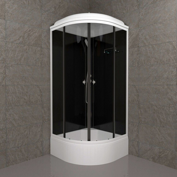 Душевая кабина Тритон Топ 90x90 см Щ0000065702, белый/прозрачное фото 3