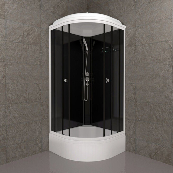 Душевая кабина Тритон Топ 90x90 см Щ0000065702, белый/прозрачное фото 4