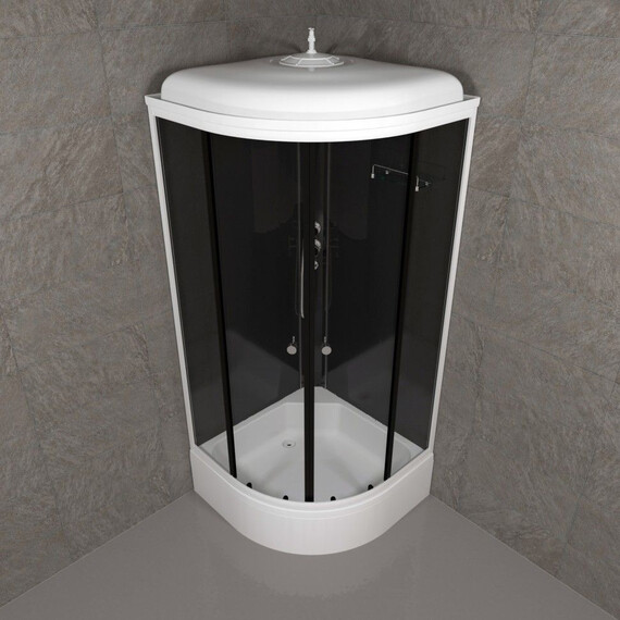 Душевая кабина Тритон Топ 90x90 см Щ0000065702, белый/прозрачное фото 5