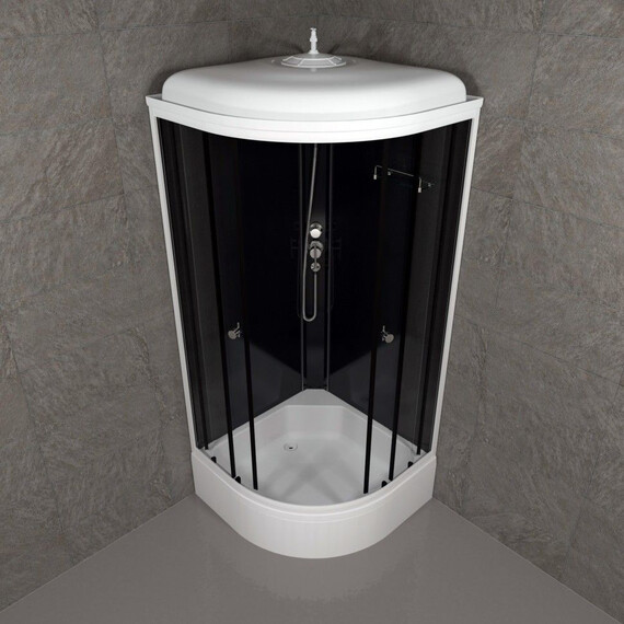 Душевая кабина Тритон Топ 90x90 см Щ0000065702, белый/прозрачное фото 6