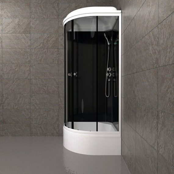 Душевая кабина Тритон Топ 90x90 см Щ0000065702, белый/прозрачное фото 7