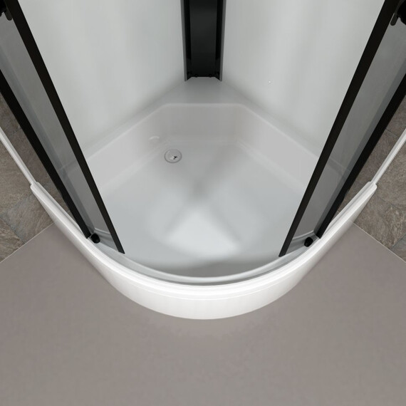 Душевая кабина Тритон Грэй 90x90 см Щ0000067301, белый/тонированное фото 6