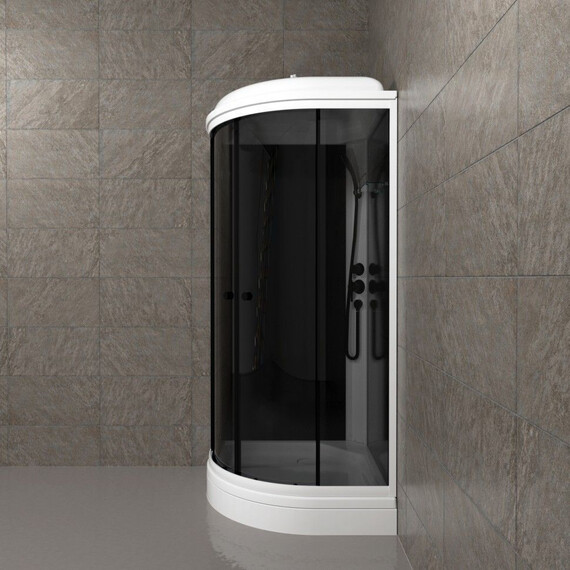 Душевая кабина Тритон Грэй 90x90 см Щ0000067302, белый/тонированное фото 9