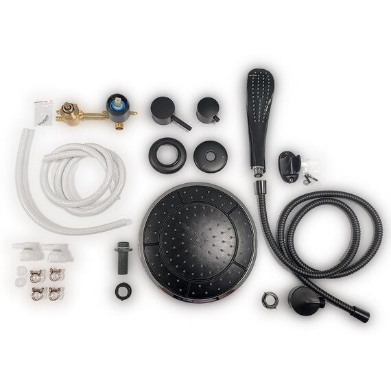 Душевая кабина Тритон Грэй 90x90 см Щ0000067303, белый/тонированное фото 13