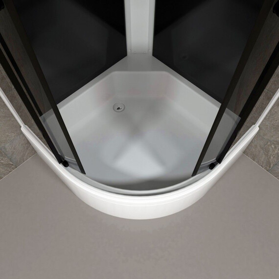 Душевая кабина Тритон Грэй 90x90 см Щ0000067303, белый/тонированное фото 7