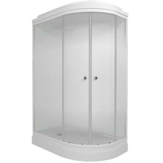 Душевая кабина Тритон Коралл 120x80 см L Щ0000068945, белый/матовое фото 