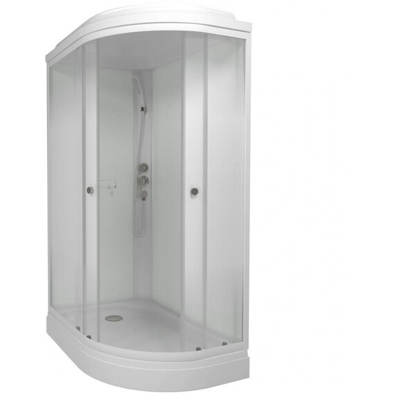 Душевая кабина Тритон Коралл 120x80 см L Щ0000068945, белый/матовое фото 2