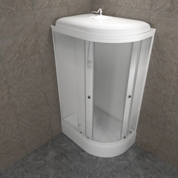 Душевая кабина Тритон Коралл 120x80 см L Щ0000068947, белый/узор фото 5