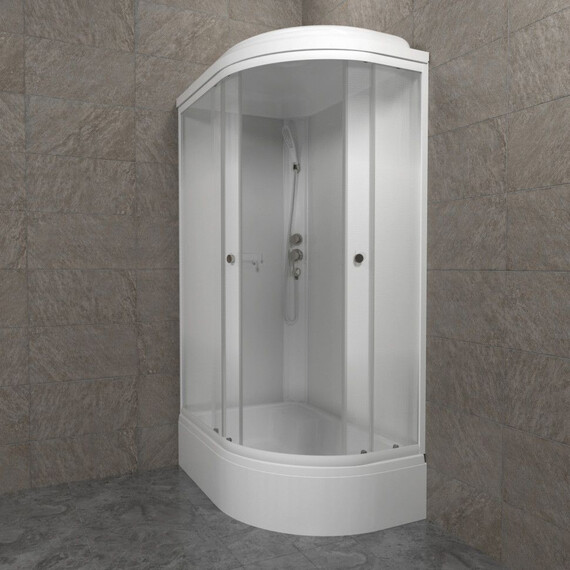 Душевая кабина Тритон Коралл 120x80 см L Щ0000068947, белый/узор фото 7