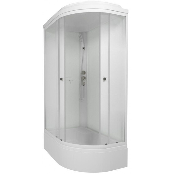 Душевая кабина Тритон Коралл 120x80 см L Щ0000068947, белый/узор фото 2