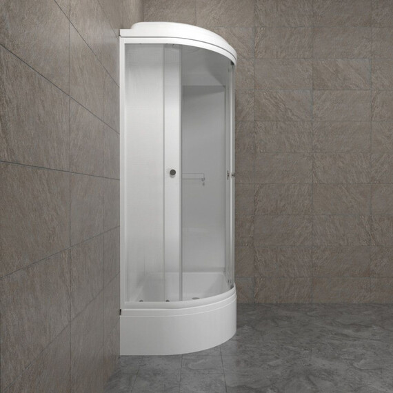 Душевая кабина Тритон Коралл 120x80 см R Щ0000068948, белый/матовое фото 5